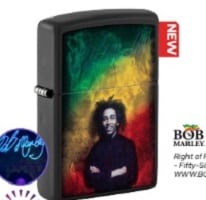 Zippo Bob Marley Black light