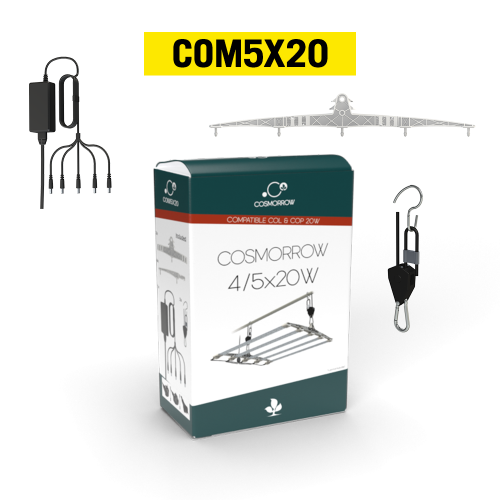 Kit Adaptateur 4/5 x 20W COSMORROW LED - Secret Jardin