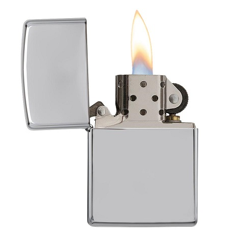 Zippo Satin Chrome Finish