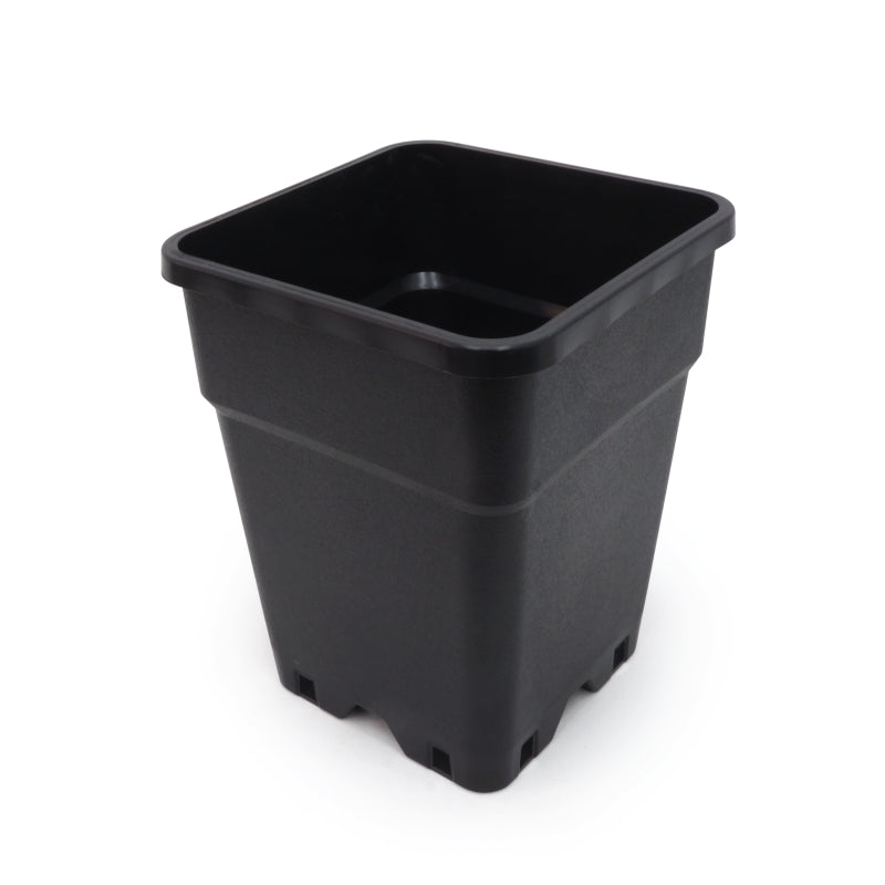 Pot carré noir 7L - 20cmx20cmx25cm