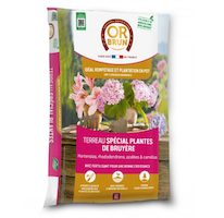 or brun terreau spécial plantes de bruyère 6L