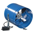 Extracteur 1 vitesse en ligne VKOM 250 diamètre 250mm débit 1070m3h VENTS