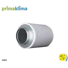 Filtre charbon Eco Line 360 m3/h - Ø125mm - Prima Klima