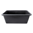 Bac réservoir 65L en PVC rigide noir