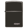 Briquet tempête Zippo EBony avec logo de la marque