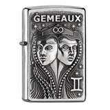BRIQUET ZIPPO ZODIAQUE GEMEAUX