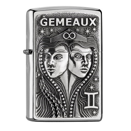 BRIQUET ZIPPO ZODIAQUE GEMEAUX