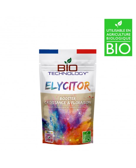 ELYCITOR 50g Bio-Technology - Additif utilisable en agriculture bio